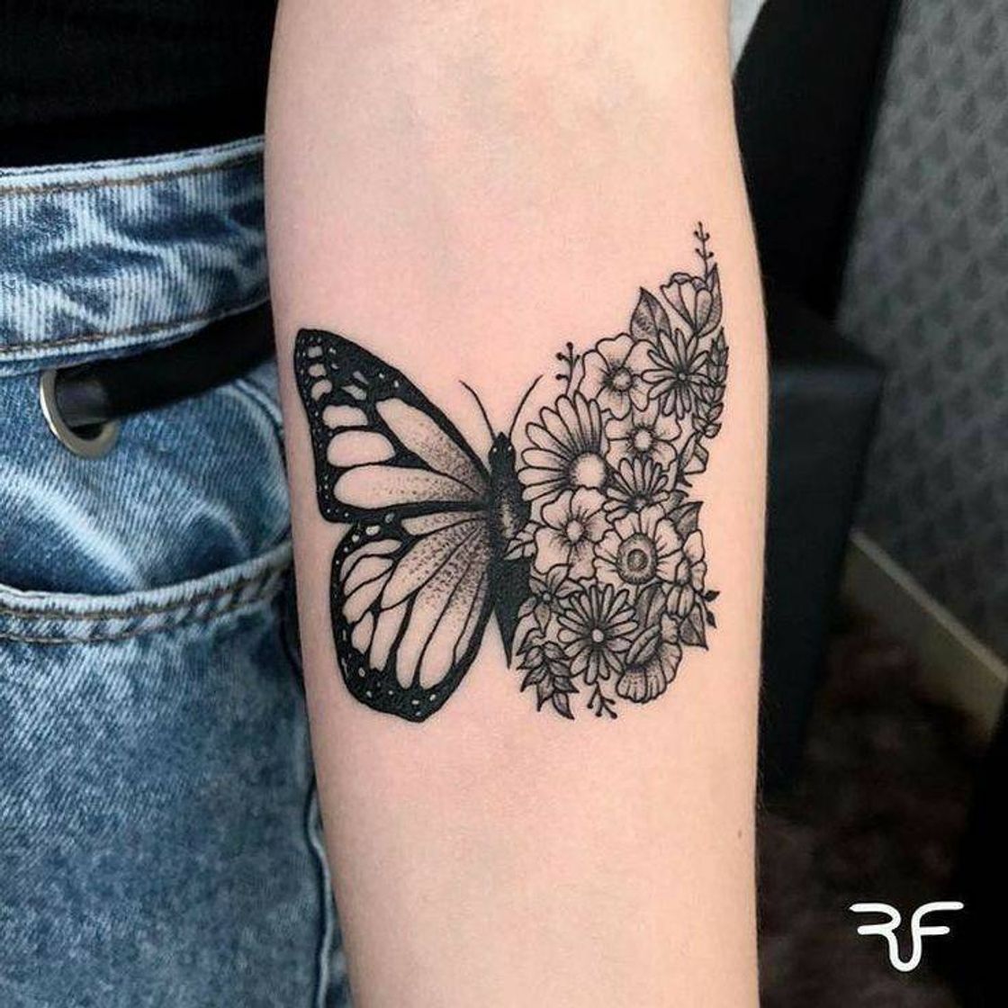 Moda Tatuagem Borboleta 