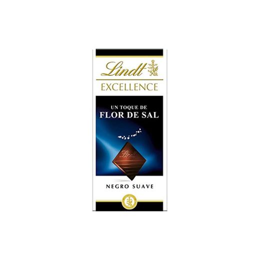 Tableta de chocolate negro Lindt Excellence Flor de Sal - 100 g