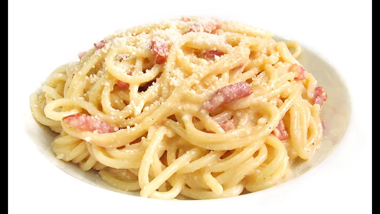 Fashion Espaguetis a la Carbonara - YouTube