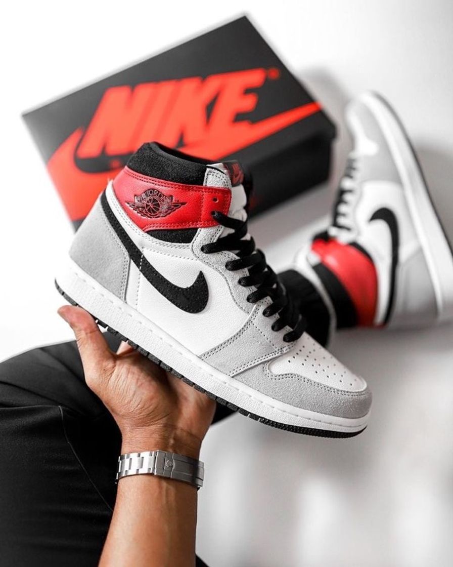 Moda nike air jordan 1 retro high smoke grey