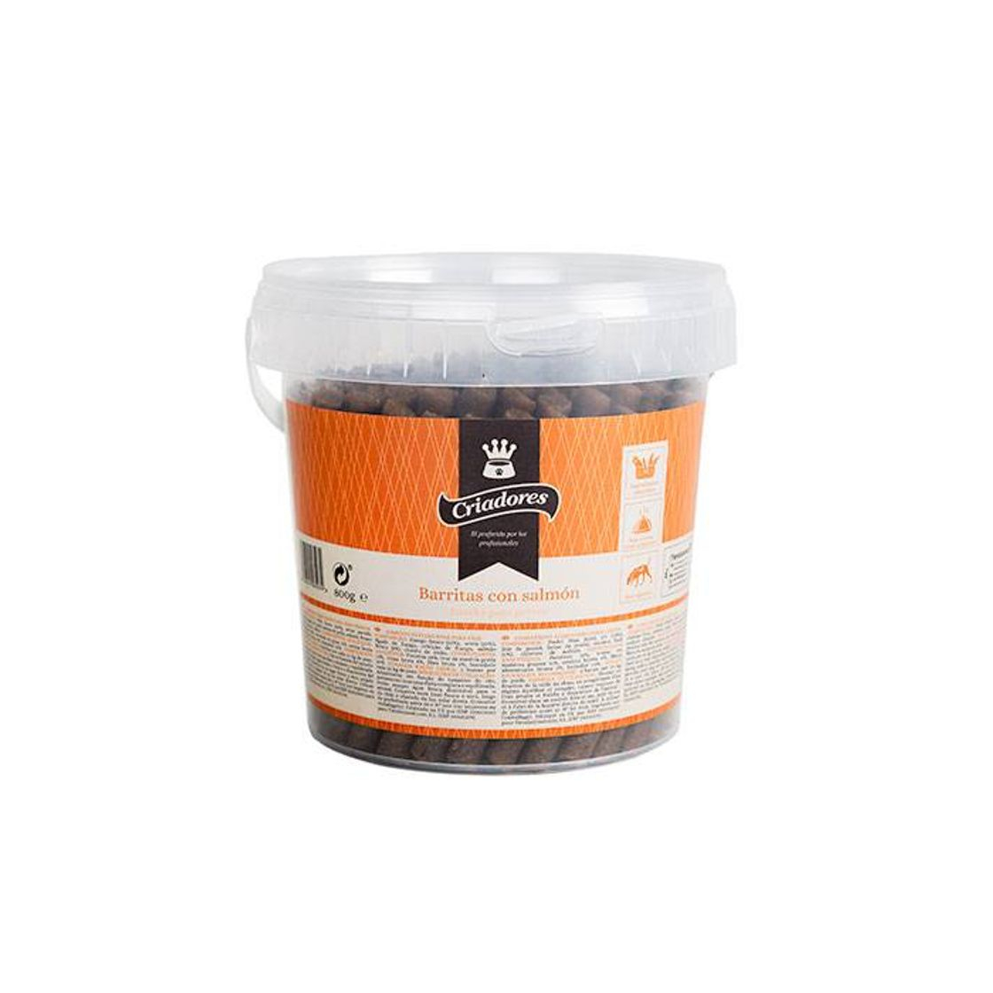 Product Snacks para perros Criadores barritas con salmón