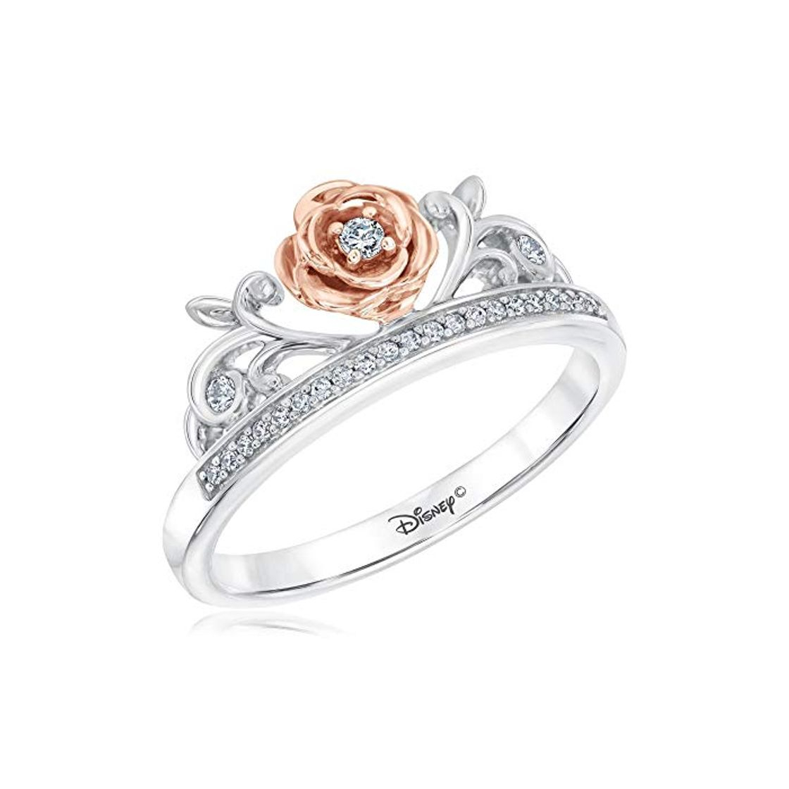 Moda Disney Enchanted Fine Jewelry Diamond Belle Princess Ring 1