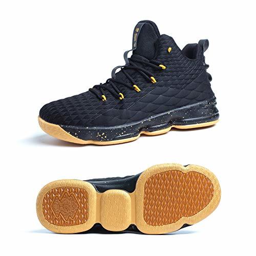 Fashion Zapatos Hombre Deporte de Baloncesto Sneakers de Malla para Correr Zapatillas Antideslizantes