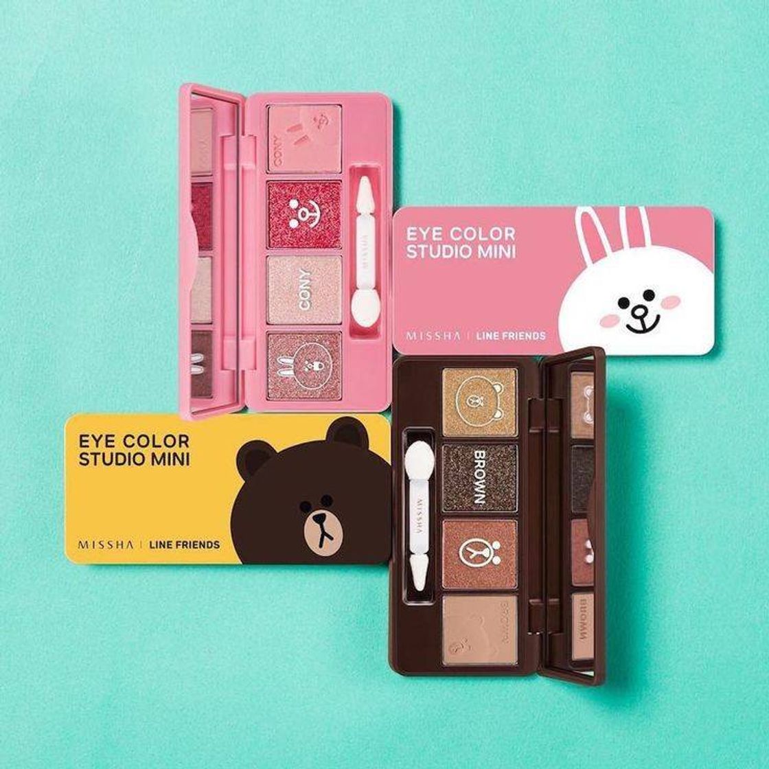 Producto Paletas de sombras misha with line friends