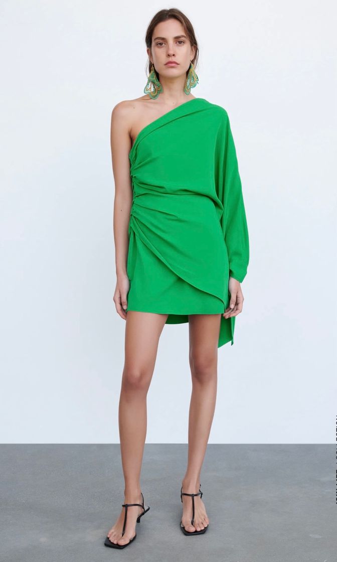 Social VESTIDO DRAPEADO CON PENDIENTES LIMITED EDITION