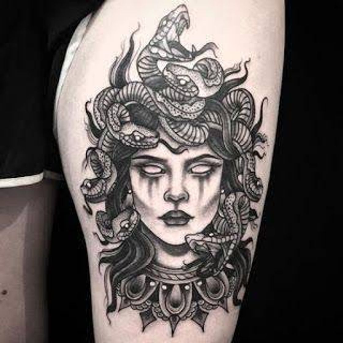 Fashion Tatuagem medusa