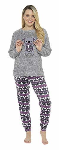 Fashion Pijama de pijamas cómodos pijamas Snuggle pijamas cálidos pijama Twosie Set