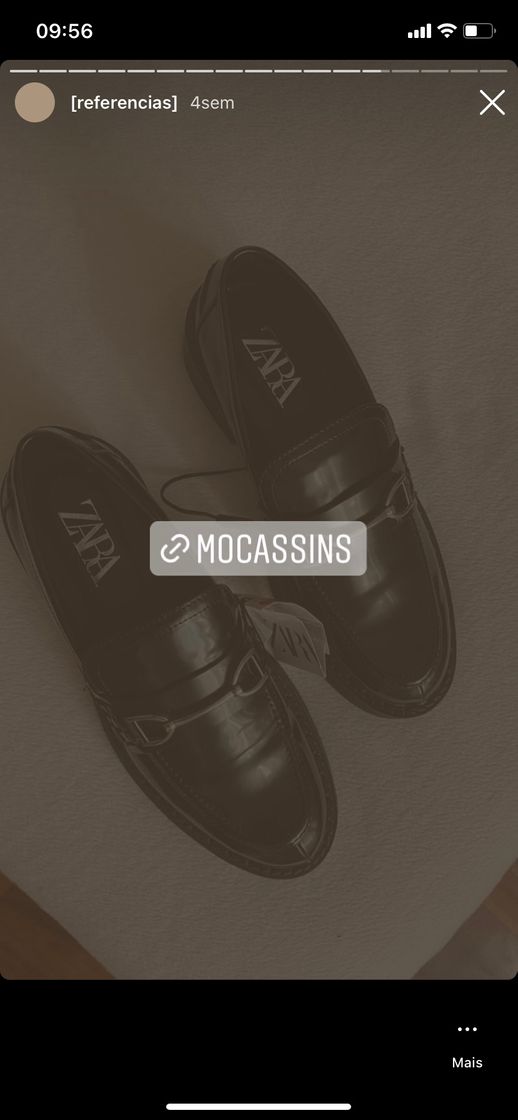 Moda Referência de mocassins ZARA