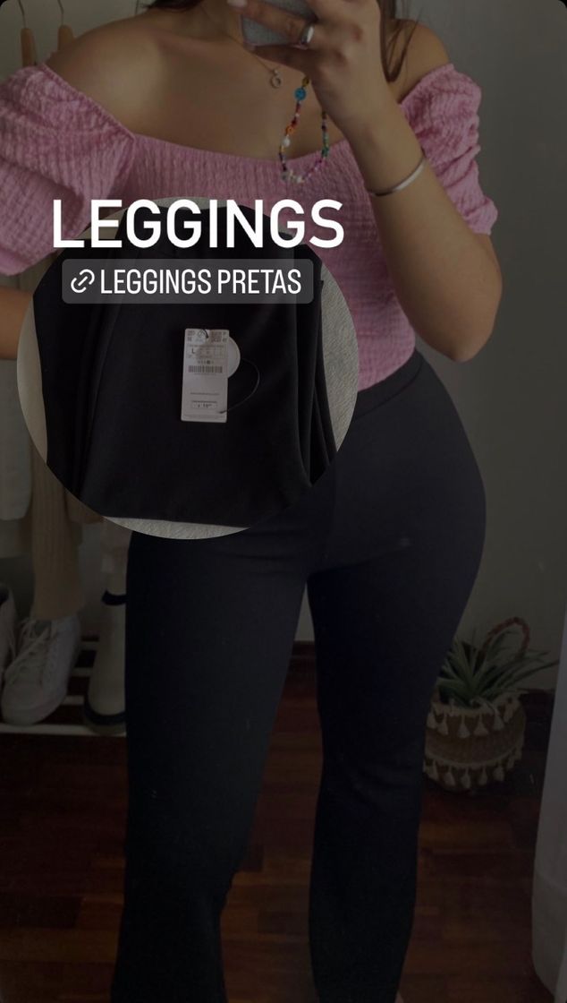 Moda Referência de leggings flare STRADIVARIUS 