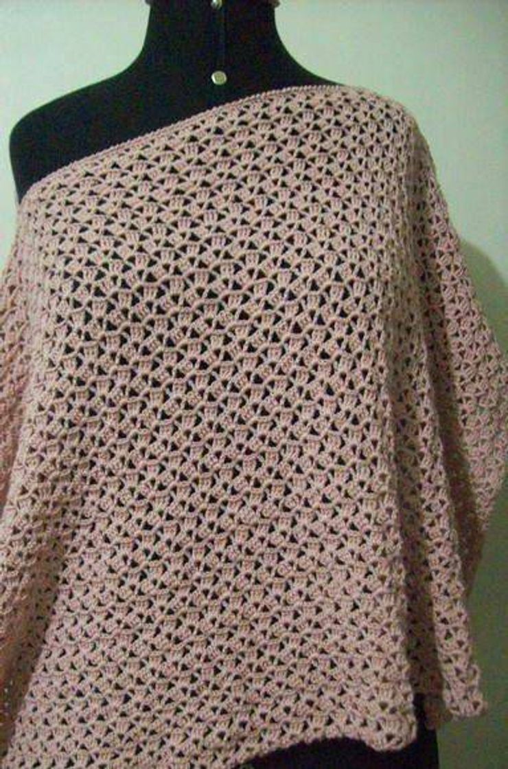 Fashion Blusa de Crochê