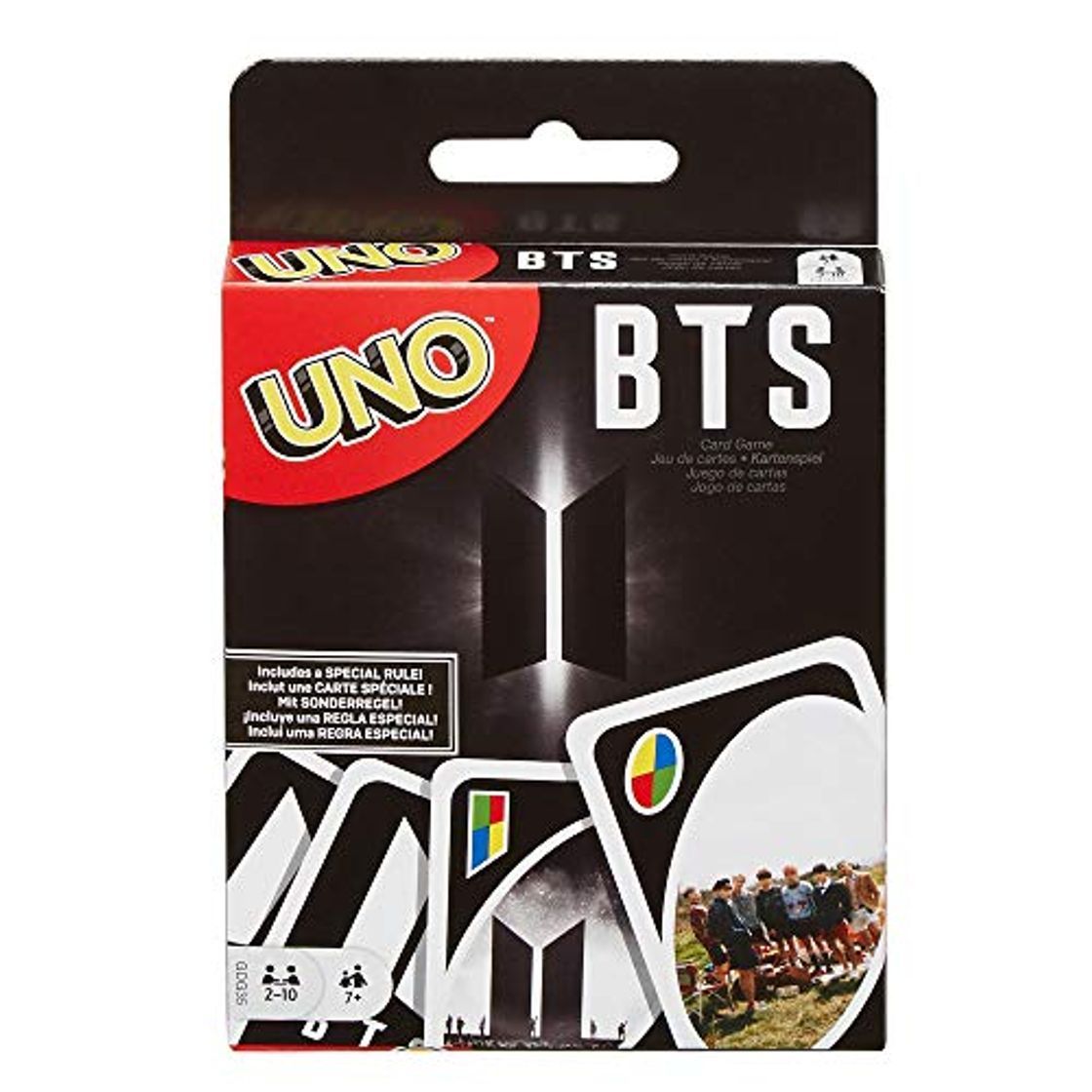 Social Mattel -  Games UNO BTS, juego de cartas del grupo de