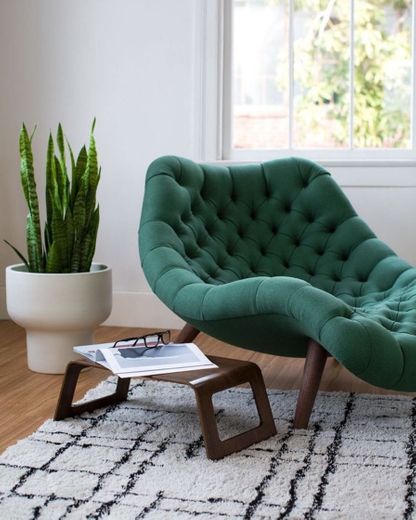 Cadeira verde escura - modernica 