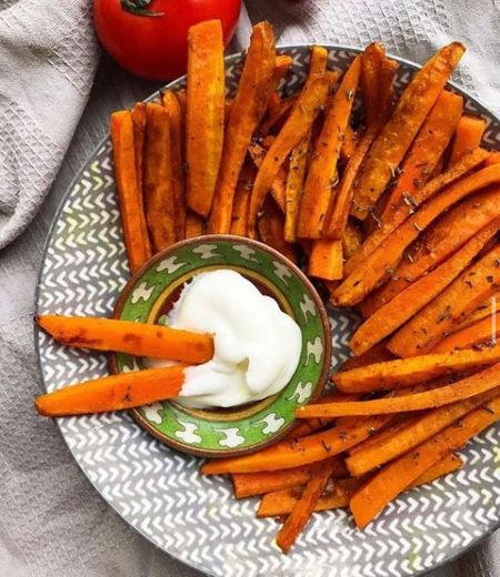 Snack rápido de cenoura