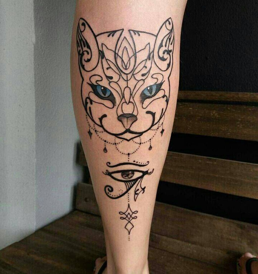 Moda Tattoo eye cat