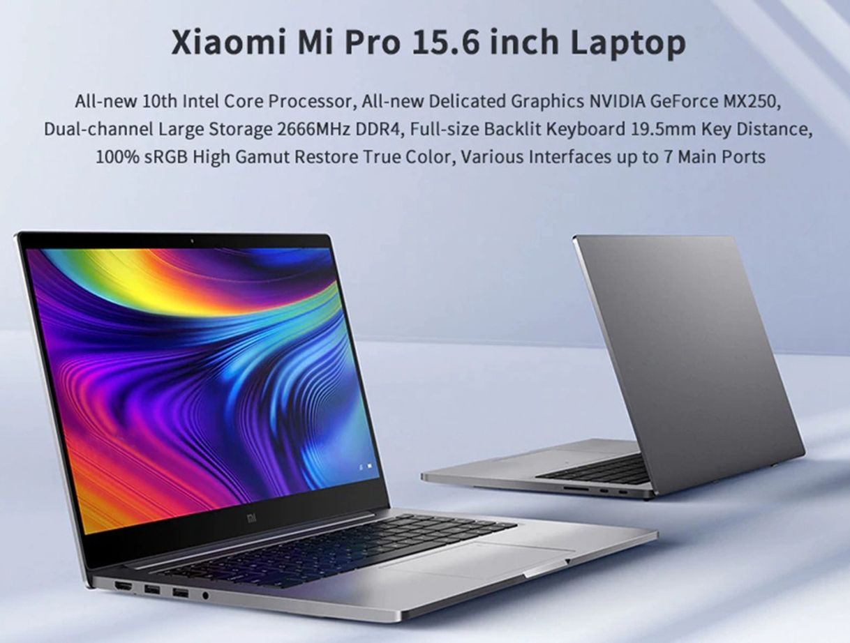 Productos Xiaomi Mi Notebook Pro 15 2020 Model Dark Gray i5-10210U-8GB