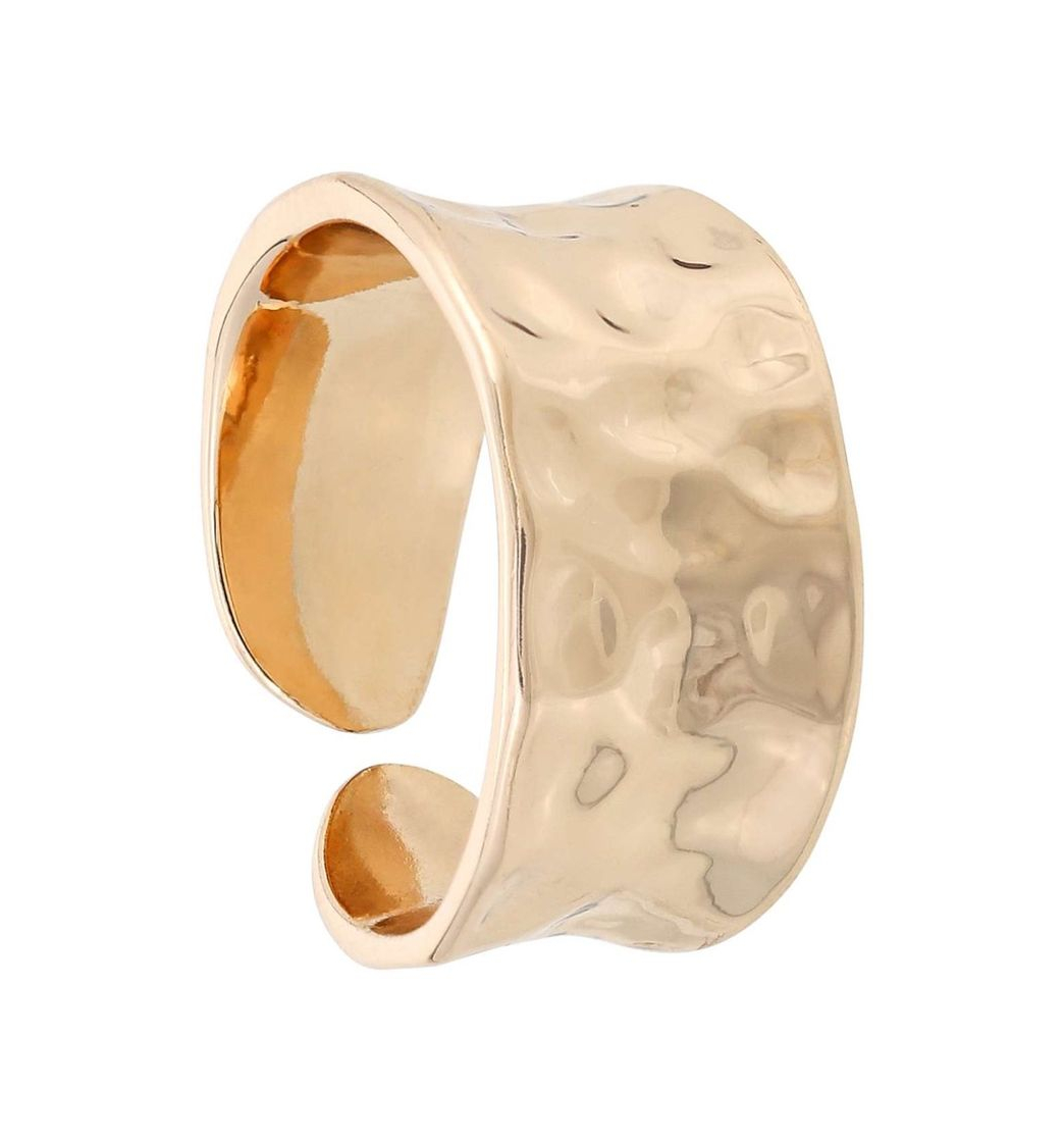 Fashion Anillo Hammered Gold Brigitte Bijoux