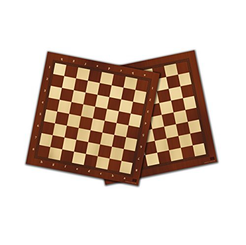 Place Falomir Tablero de ajedrez y Damas 40cm, Juego de Mesa, Clásicos