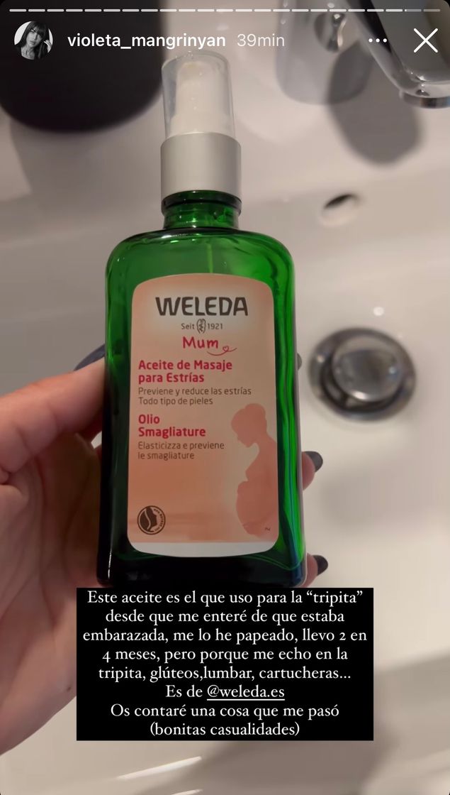 Products WELEDA Aceite de Masaje para Estrías