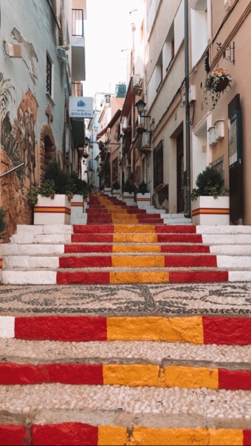 Lugares Calle de las Banderas-Calpe