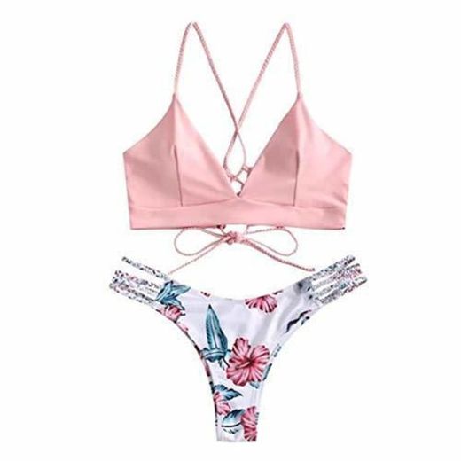 riou Bikini Conjuntos de Bikinis para Mujer Push Up Mujeres Traje de