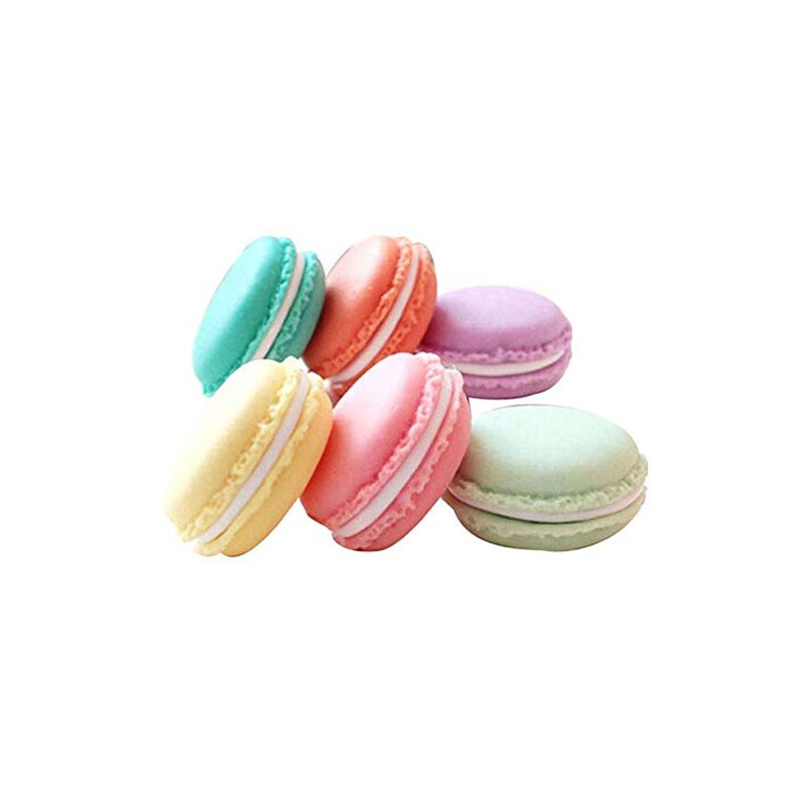 Fashion Kentop - Juego de 6 cajas de macaron