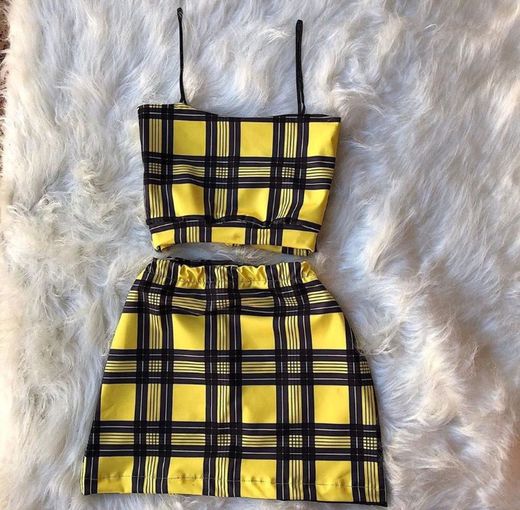 Conjunto amarelo 