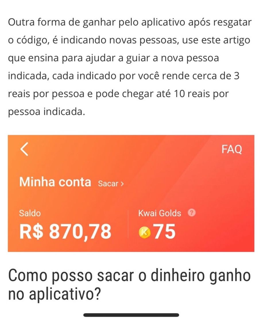 Fashion Como ganhar muito dinheiro no kwai ?

