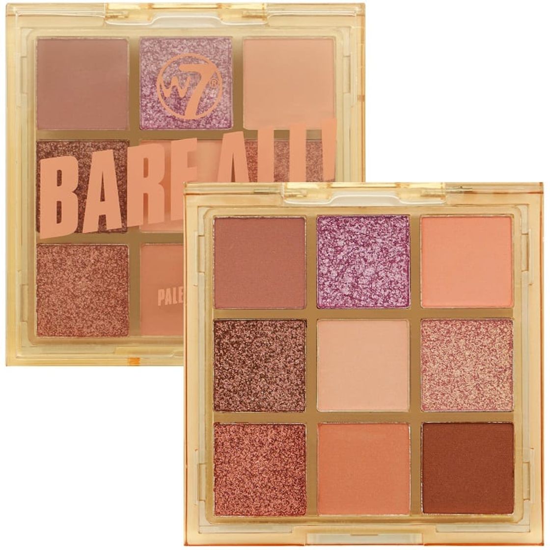 Fashion Paleta Bare All Pressed Pigment Palette Exposed W7 