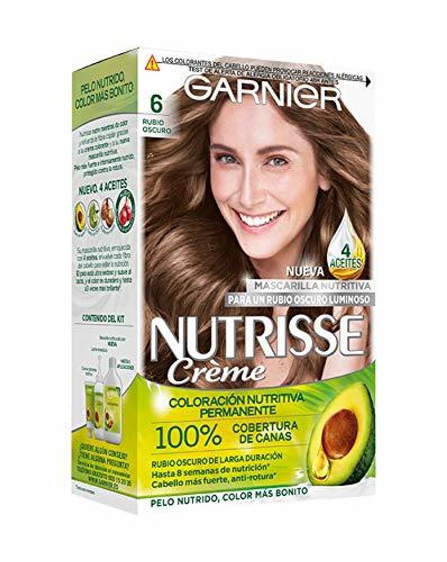 Social Garnier Nutrisse Creme coloración permanente con mascarilla nutritiva de cuatro aceites