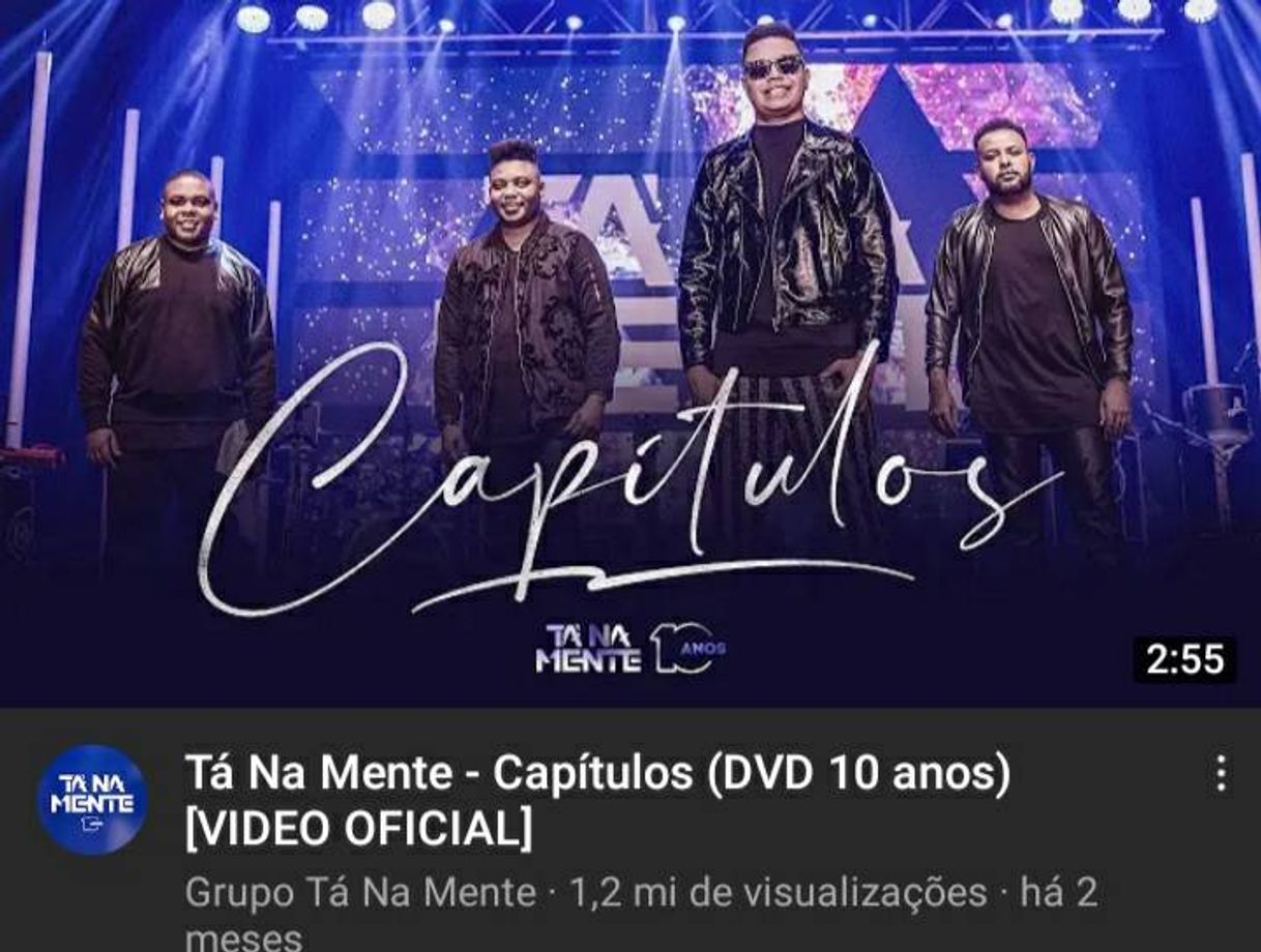 Canción Capítulos- Tá Na Mente❤🥰🥺🎶