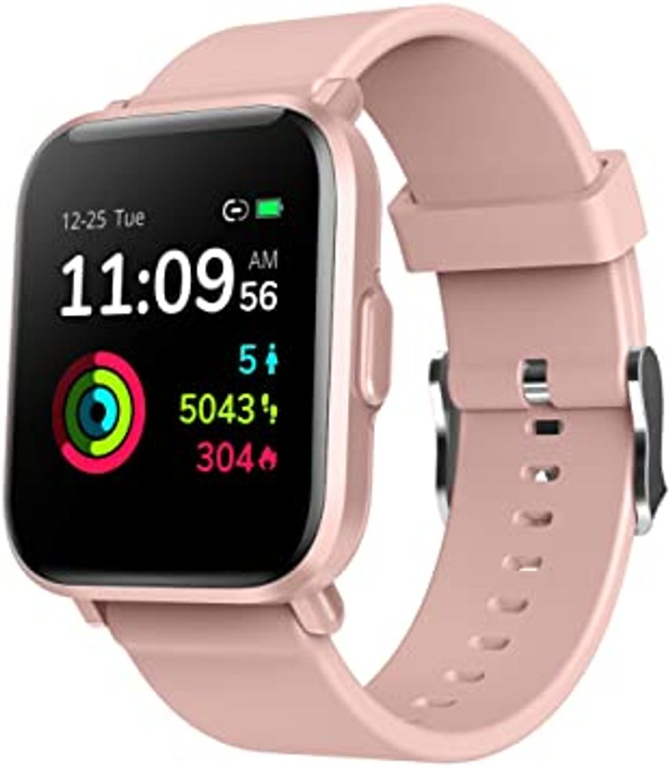 Social GRDE Reloj Inteligente Mujer, Smartwatch Hombre con Monitoreo del