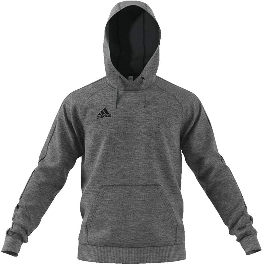 Social adidas Core18 Hoody Sudadera con Capucha, Hombre, Negro