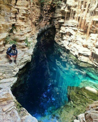 Cachoeira do Poço verde,Chapada da diamantina,Bahia 