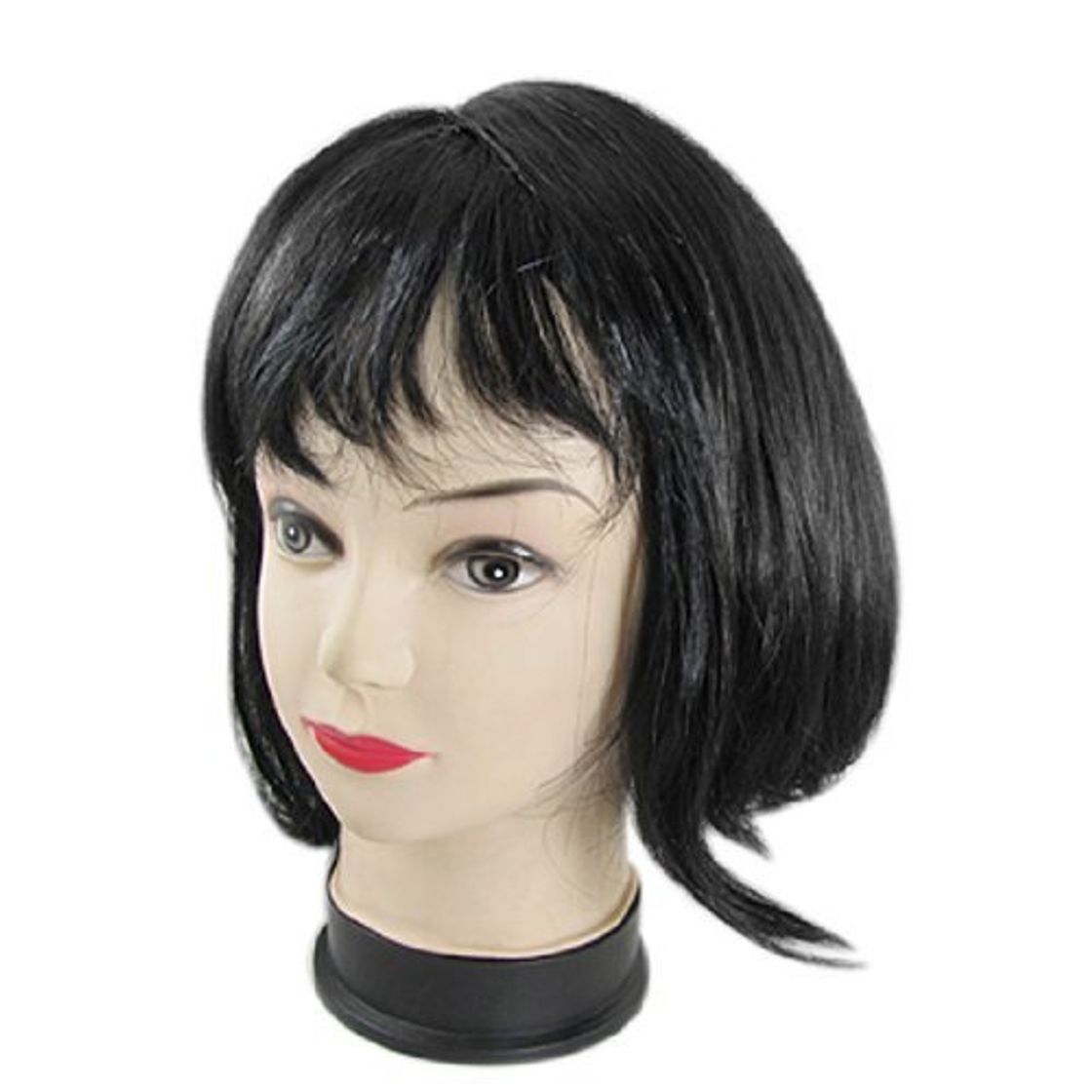 Producto Costume Party DealMux Preto corte de cabelo peruca Estilo Hetero