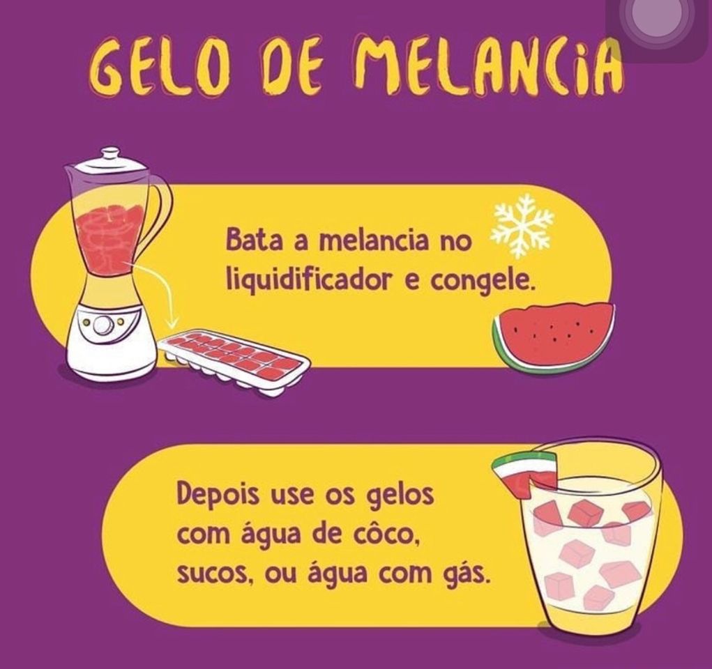 Moda Gelo de melancia