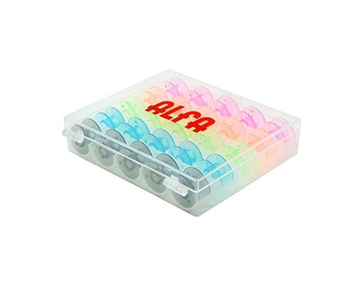Alfa 6050-Caja 25 canillas Colores