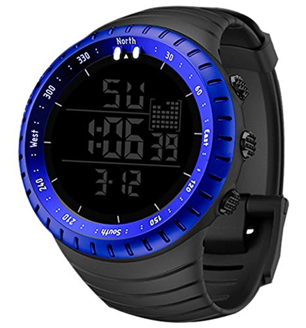 Fashion Reloj deportivo para hombre Reloj digital Fecha Calendario Cronómetro Alarma Relojes deportivos electrónicos casuales para hombres Mujeres adolescentes Reloj militar unisex