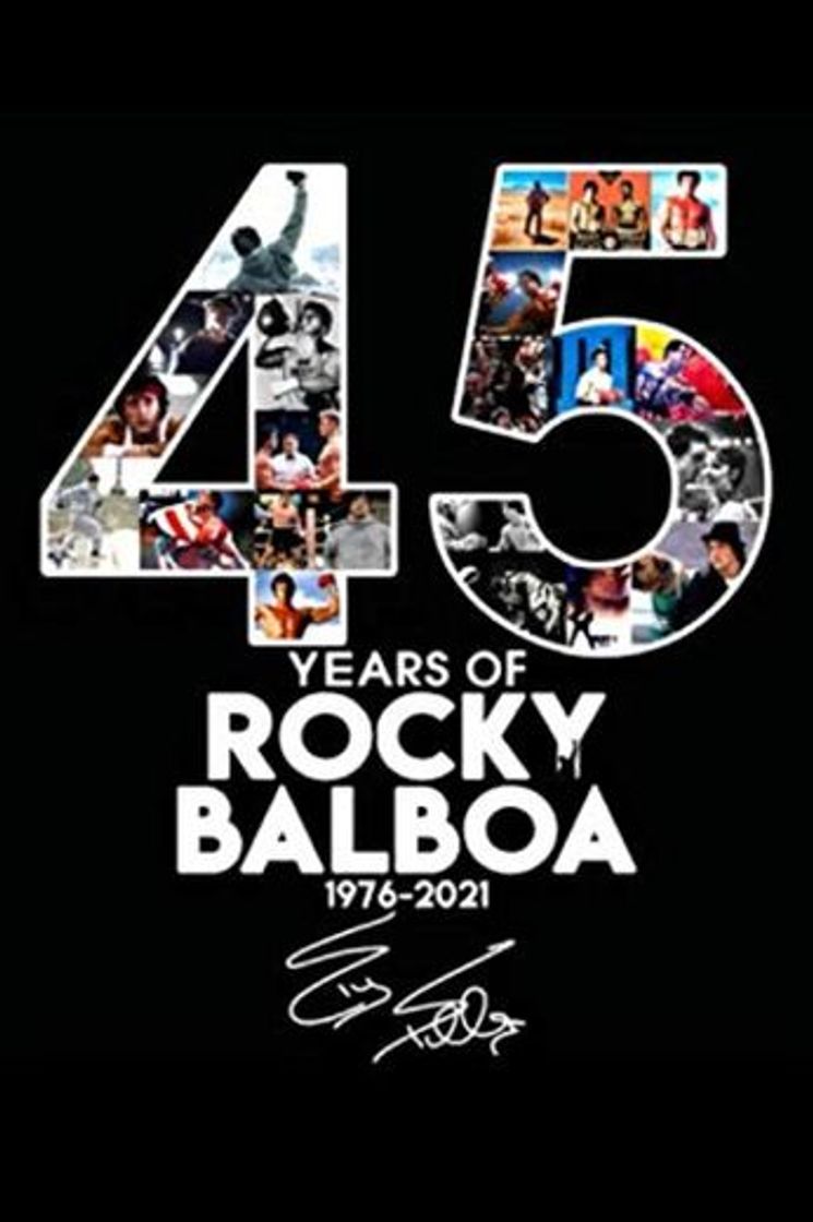 Books 45 Years Of Rocky Balboa 1976-2021 Notebook: With Signature Thank You For