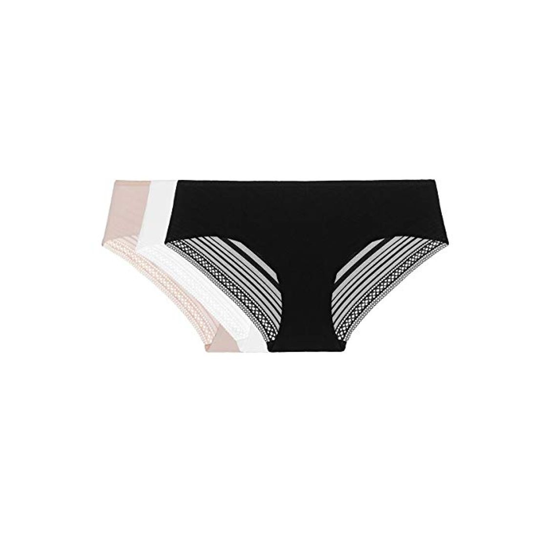 Fashion VARIANCE Lingerie Les Clean Cut Dentelle Boxer, Multicolor