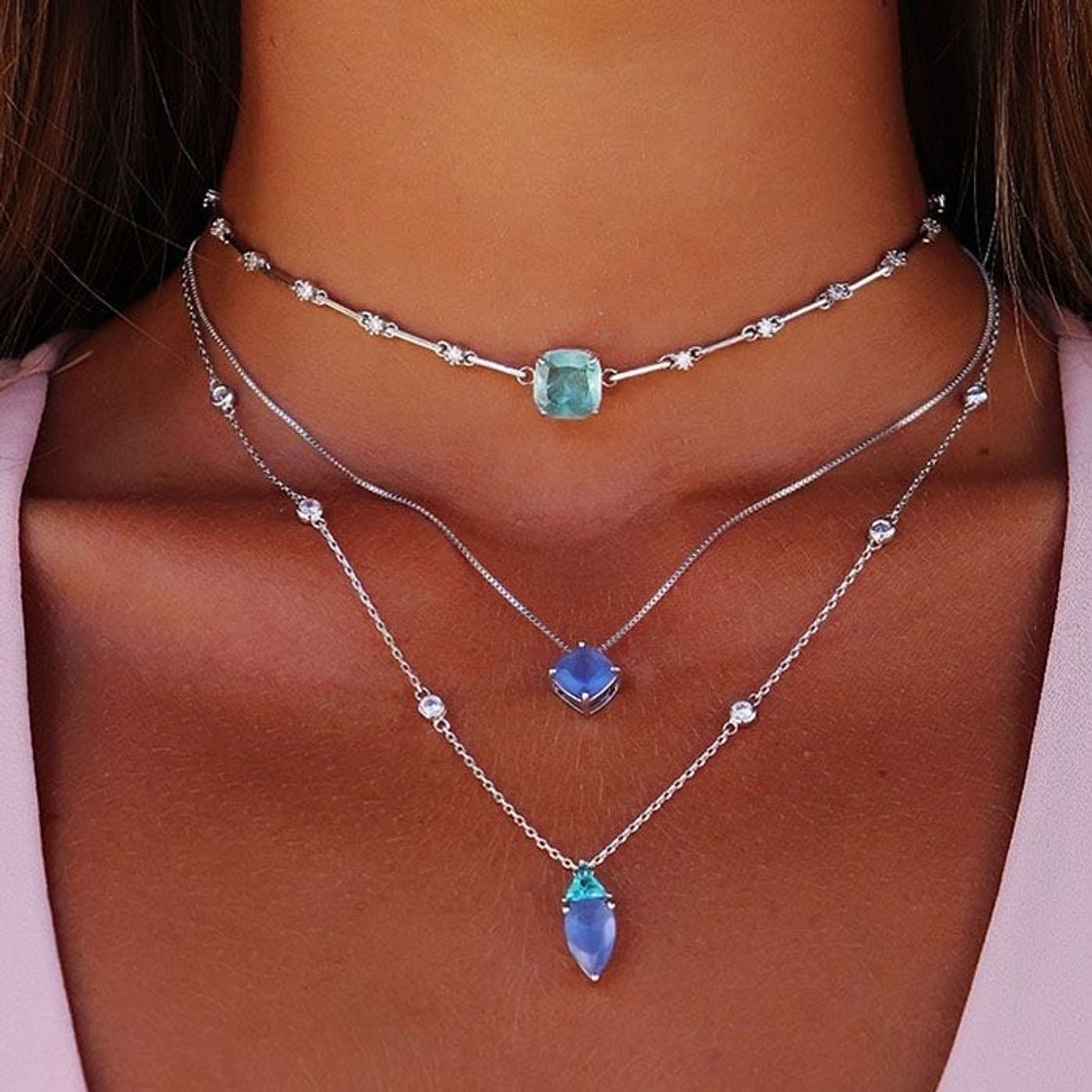 Social Combinação de Chokers ✨