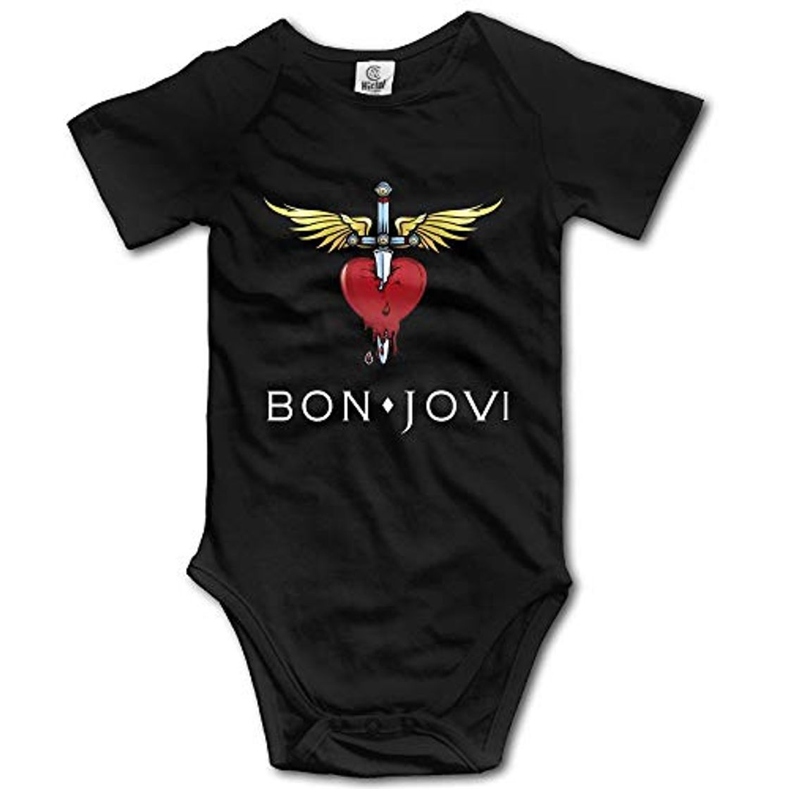 Social Body Unisex BabyBaby Girlsl Bon Jovi de Manga Corta