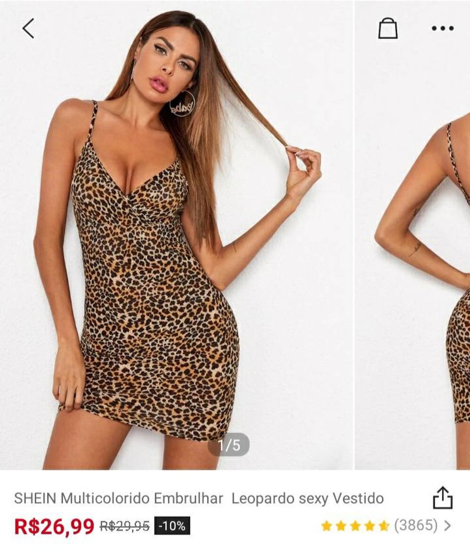 Moda Vestidinho na estampa de leopardo em duas versões