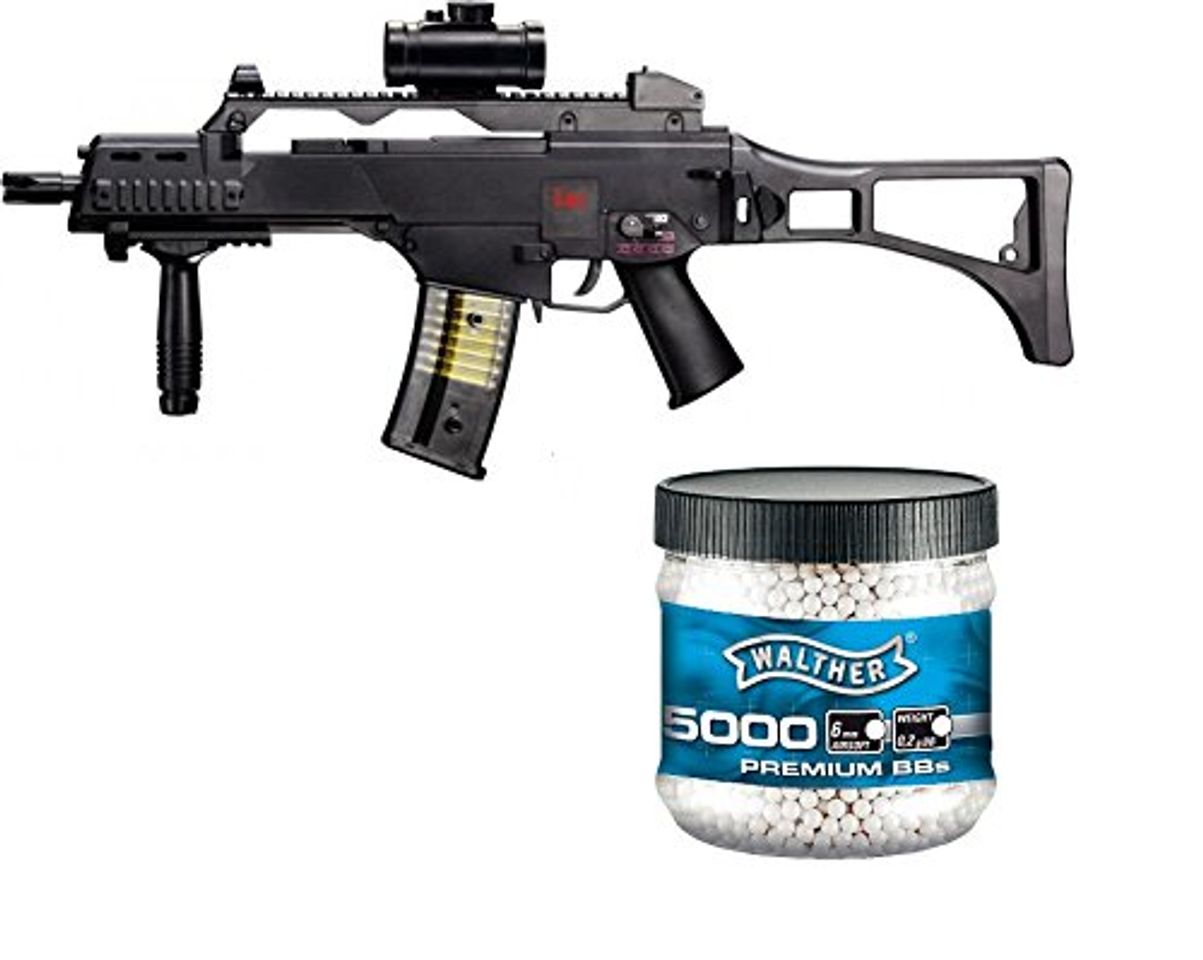 Social g8ds Set: HK Heckler & Koch G36 C AEG Rifle de Airsoft eléctrico