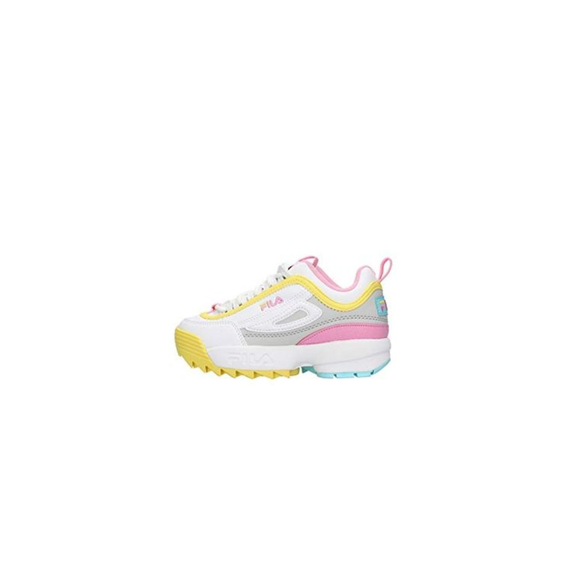 Fashion Zapatos de niña FILA Disruptor CB JR en Cuero Blanco 1010850