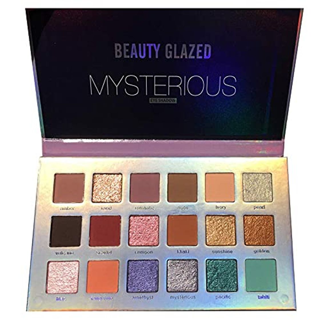 Belleza Beauty Glazed 18 colores Shimmer Matte Pigment Glitters Makeup Shine Diamond Paleta