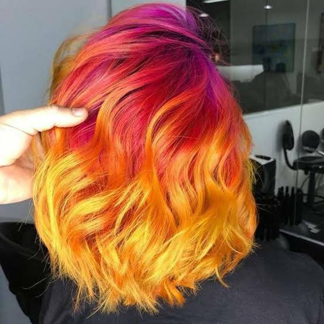 Moda Cabelo laranja