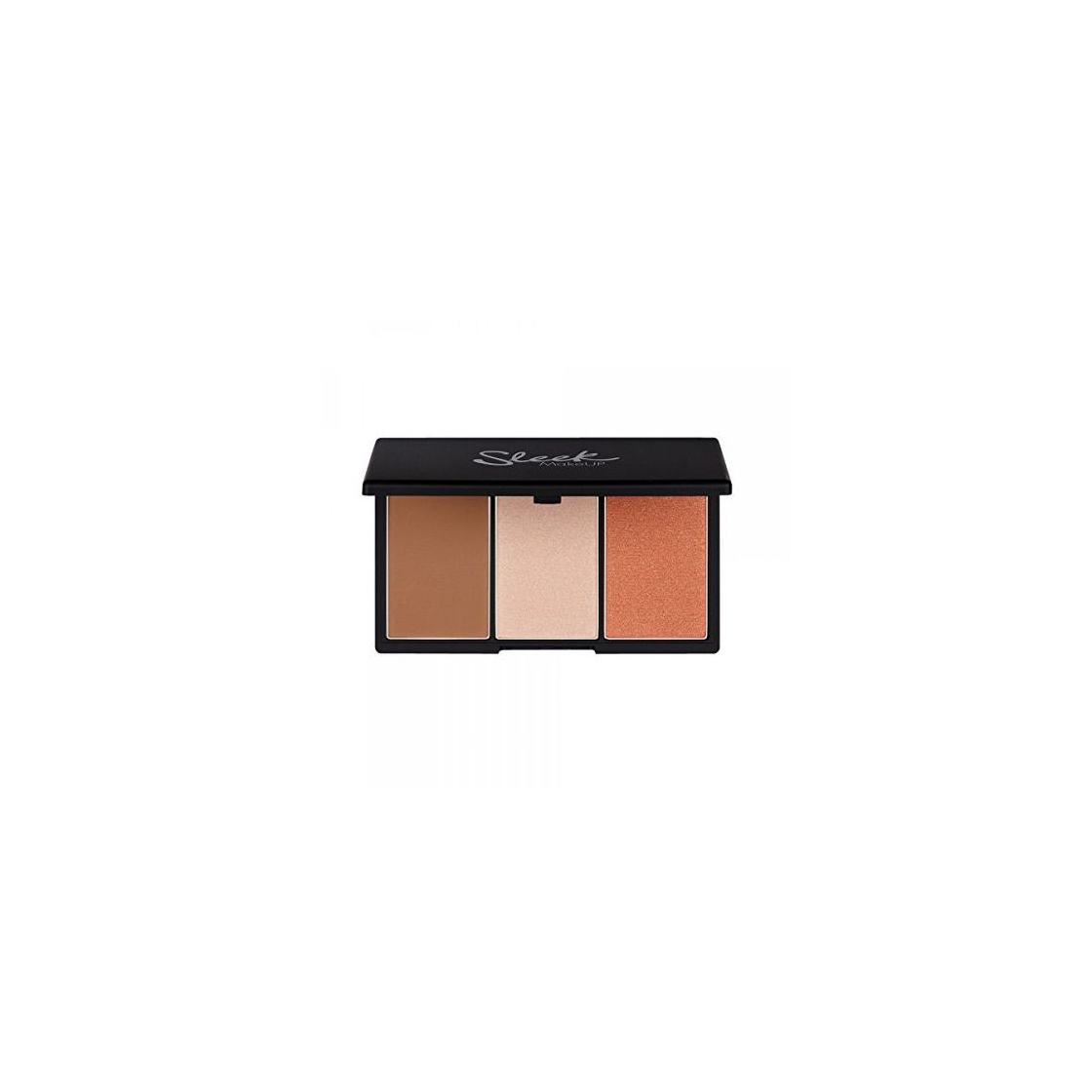 Belleza Maquillaje Elegante Cara Contorno y Blush Palette forma justa 20g, Paquete 1er