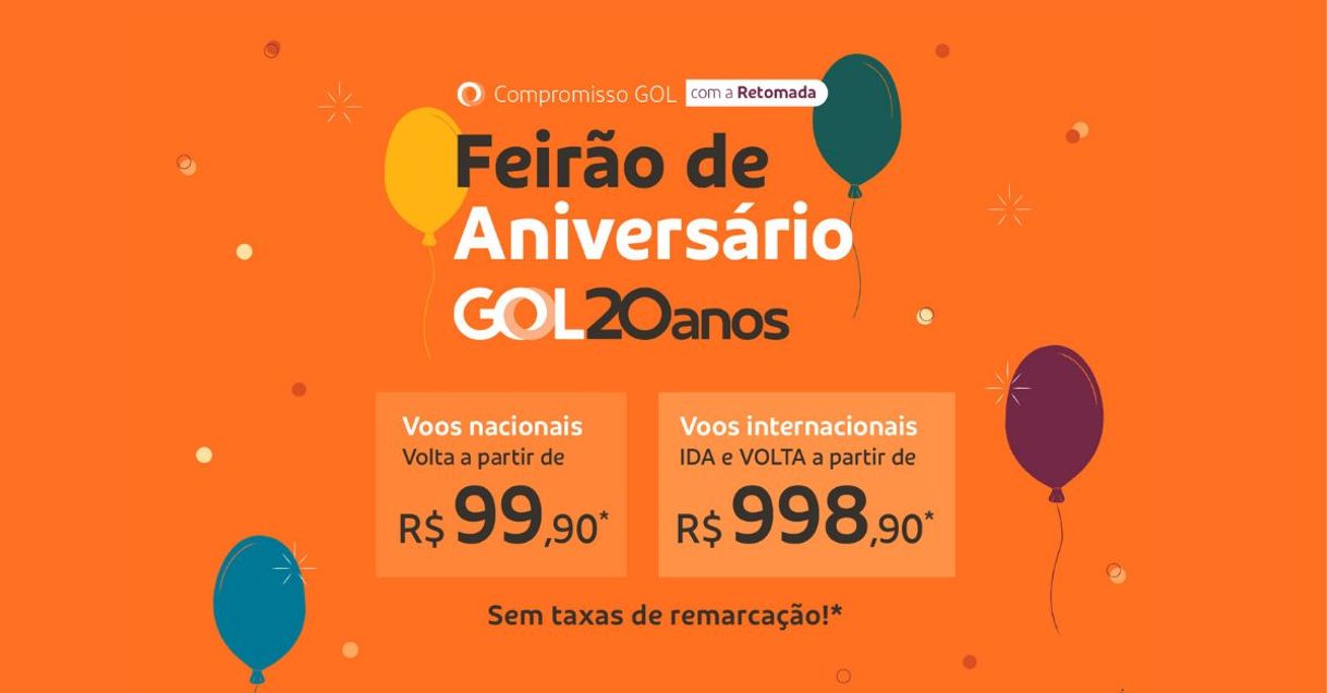 Moda Feirão de aniversário Gol