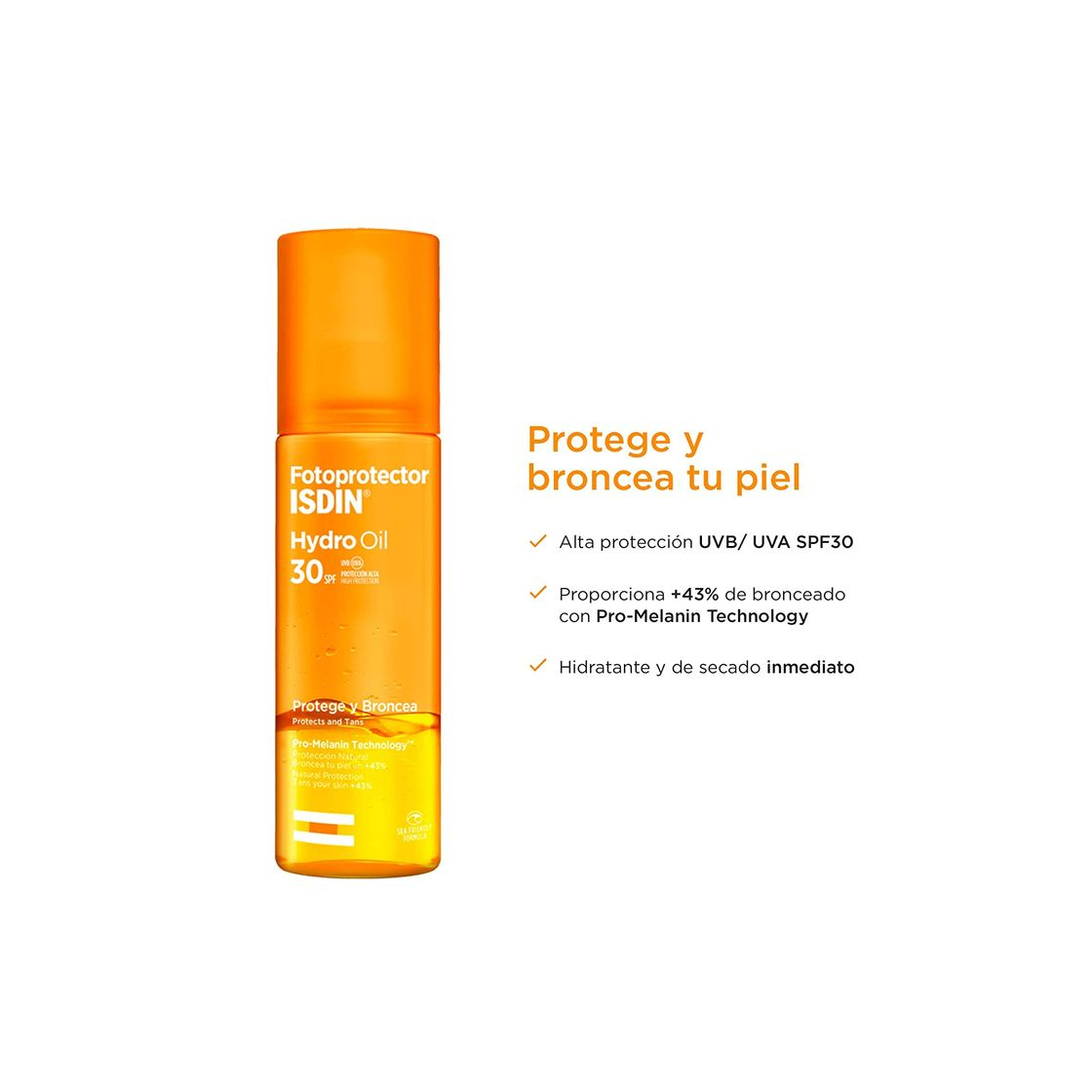 Beauty Fotoprotector ISDIN Hydro Oil SPF 30 200 ml 