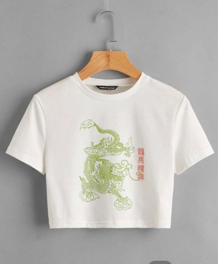 camiseta dragão 